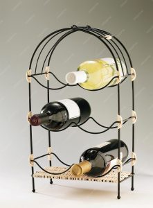 Wrought Iron Wine Rack